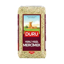 Duru Yerli Yeşil Mercimek 1 Kg - 8 Adet Tarı