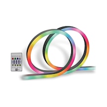 1 Adet Ac 5435 Rgb Pixel Neon Led Seti Usb Girişli Kumandalı 5 Metre Renkli