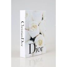 Christi Dio Beyaz Gül Dekoratif Kitap Kutu