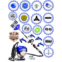 Prowackers German Vrx-750 Force Sırt Tırpan+ Akrobat Çapalama + Toprak Eşeleme 14 Parça Full Setli