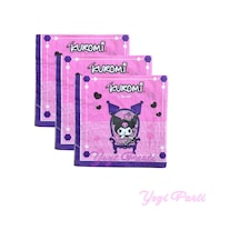 Kuromi Baskılı Peçete 8 Adet Pembe
