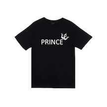 Stoned&Fame Unisex Siyah Prince Prens Baskılı T-shirt SIYAH