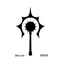Airbrush Tattoo Topuz Gürz Yapışkanlı Stencil Süsleme Ve Boyama Kalıbı