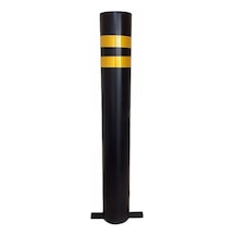 Yere Gömme Bariyer Sabit Demir Duba Metal Park Bariyeri Dubası 75 Cm Turuncu
