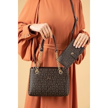 Just Polo Kadın El Ve Omuz Çantası 2181mh Kahve Kombin