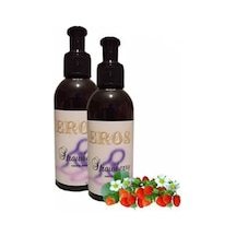 Eros 2 Adet 120ml Çilek Aromalı Eros Erotik Masaj Yağı