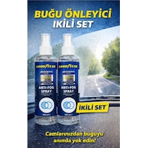 Cam Buğu Önleyici Sprey 250 Ml 2'li Takım 2025 Üretimli Üstün Performanslı