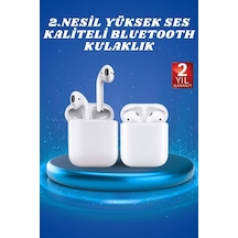 2.nesil Yeni Model Tws Bluetooth Kulaklık Dokunmatik Kontrol Yüksek Ses Kaliteli Yeni Nesil