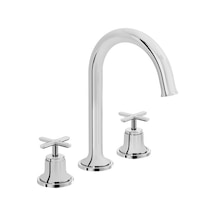 VitrA A42891 VitrA Origin Classic Ankastre Lavabo Bataryası 3 Delikli Lavabolar İçin