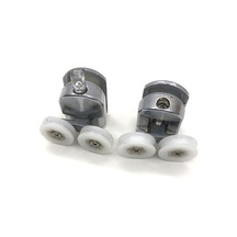 Duşakabin Kanallı Rulman Oynar Çiftli Teker Çap 22mm Krom