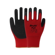 Beybi Pl9 Tırtıklı Nitril Örme Eldiven No:10 36-144-288 Çift