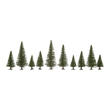 Noch 26930 Çam Ağaçları, 10 Adet, 5-14 Cm. Diorama Malzemesi
