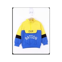 Toontoy Kids Toontoy Erkek Çocuk Ration Baskılı Sweatshirt Saks