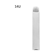 100 Adet 14 U Kalıcı Makyaj - Microblading İğnesi