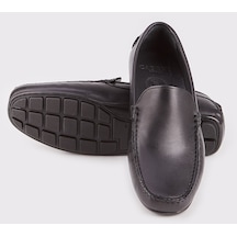 Cabani Hakiki Deri Siyah Erkek Loafer Ayakkabı Siyah (521650104) Siyah