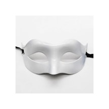 Herşeytrend Beyaz Renk Masquerade Kostüm Partisi Venedik Balo Maskesi