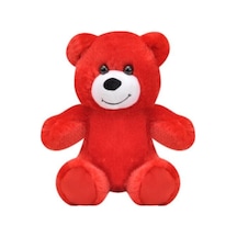 Sevimli Ayıcık Peluş Oyuncak 15 Cm Kırmızı
