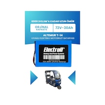 Altemur T-14 Batarya Standart Kapasite Lifepo4 72v 30ah Elektrikli Motosiklet Bataryası