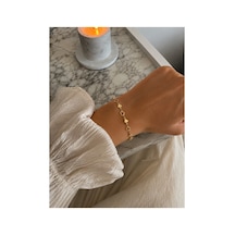 Gold Kalp Zincir Bileklik - Minimalist Ve Zarif Tasarım Altın