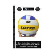 Özel Üretim Spor Malzemesi Oyun Aleti Egzersiz Vlyl-tp-001 El Dikişli Voleybol Topu Çok Renkli