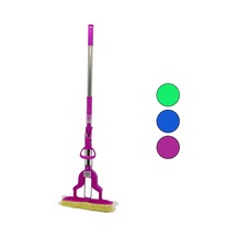 Pva Mop Sıkma Kollu - Sünger Mop Krom Uzayan Sap 75-95cm+renkli Pls.başlık 115cmbrkt-910262 Bx40 Diğer