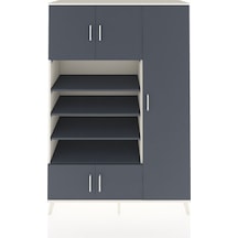 Hyperion Dolap 11 Raflı 5 Kapaklı 132x44x195 Aytaşı-antrasit/antrasit Antrasıt/antrasıt Hyperion Dolap 11 Raflı 5 Kapaklı 132x44x195 Aytaşı-antrasit/antrasit Antrasıt/antrasıt