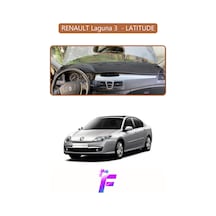 Renault Laguna 3 Uyumlu Torpido Örtüsü Yansıma Önleyici Tam Koruma Hızlı Ve Kolay Montaj J88 Kahverengi