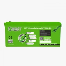 Orbit 24 V 210 Ah Lifepo4 Akü-abs Kasa