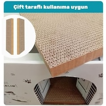 Karton Kedi Tırmalama Ve Dinlenme Evi