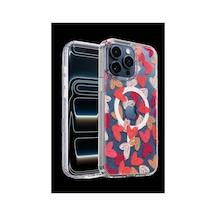 Onegif Apple iPhone Uyumlu 16 Pro Max Desina Magsafe Kapak - Desen 6 İtdark56668