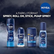 Men Erkek Sprey Deodorant Fresh 150ml, Ter Ve Ter Kokusuna Karşı 48 Saat Deodorant Koruması Ve Roll On Deodorant Fresh 50 Ml, Ter Ve Ter Kokusuna Karşı 48 Saat Deodorant Koruması