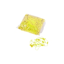 Sarı Renk Kilitli Geçmeli Etiket İpi 1.000 Adet Plastik Kart Ve Etiketi Bağlama İpi