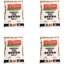 Yazar Kristal Toz Şeker 4 x 5 KG