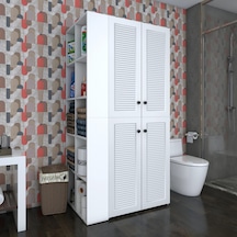 Kenzlife Membran Çamaşır-kurutma Makinesi Dolabı Kapaklı Fedyenka Sol Byzbyz 180 090 60 Mebran Kapak Suntalam Gövde Banyo Arkalıksız Beyaz