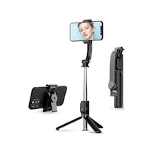 Axya C01 Çok Amaçlı Selfie Çubuğu Masa Üstü Tripod Kumandalı Selfie 360 Derece Dönebilir 107 Cm