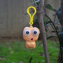 Anahtarlık Sevimli Emoji Göz Anahtarlık