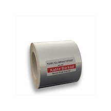 70x50 Silvermat Etiket | Rulo Demirbaş Etiketi