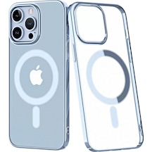 Newface Apple İphone 14 Pro Kılıf Element Magneticsafe Sert Kapak - Sierra Blue Mavi