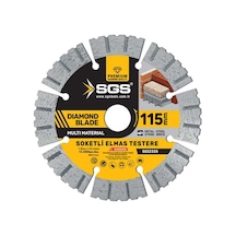 Sgs2335 - 115mm Soketli Elmas Testere Multi Material Beton Taş Tuğla Metal Kesici