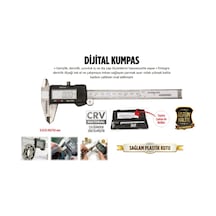 Meşem Digital Kumpas 150 Mm Lcd Ekran