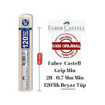 Faber-Castell Grip Min 2B Min 0.7 MM 120'lik Beyaz Tüp