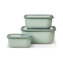 Çok Kaseli Cirqula Dikdörtgen 3 Parçalı Set 750+1500+3000 - Sage 7009