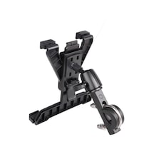 Youtek Bisiklet Ve Motosiklet İçin 7-10 İnç Tablet Tutucu, Dayanıklı Navigasyon Aparatı, Siyah, Kolaysız Kurulum, Dürtüye Dayanıklı Konstruksiyon Siyah