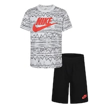 Nike Nkb B Nsw Be Real Aop Short Set Erkek Tişört-Şort Takım