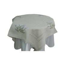 Keten ,Kaneviçe İşlemeli ,Ajurlu ,Yemek/Fiskos Masası Örtüsü