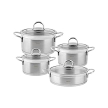 Hisar Orion Çelik Tencere Seti 8'li