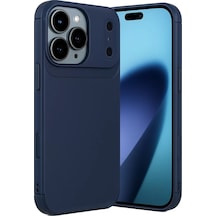 Newface Apple Uyumlu İphone 17 Pro Auto Focus Karbon Kapak - Lacivert - Özel Seri 8683140883201