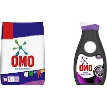 Toz Çamaşır Deterjanı Sık Yıkananlar 5 Kg 1 Omo Sıvı Çamaşır Deterjanı Siyahlar İçin Siyahlarınızı Koruyarak En Zorlu Lekeleri İlk Yıkamada Çıkarır 910 Ml 14 Yıkama 2