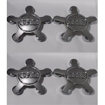 Audi Ahtapot 5 Kol Jant Göbeği Kapağı 135 Mm Kapak 4 Adet