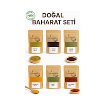 Sultanbahçe Doğal Baharat Seti - 6'lı Özel Karışım - Katkısız Ve Taze